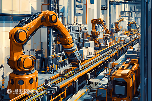 工廠(chǎng)里的機(jī)械臂